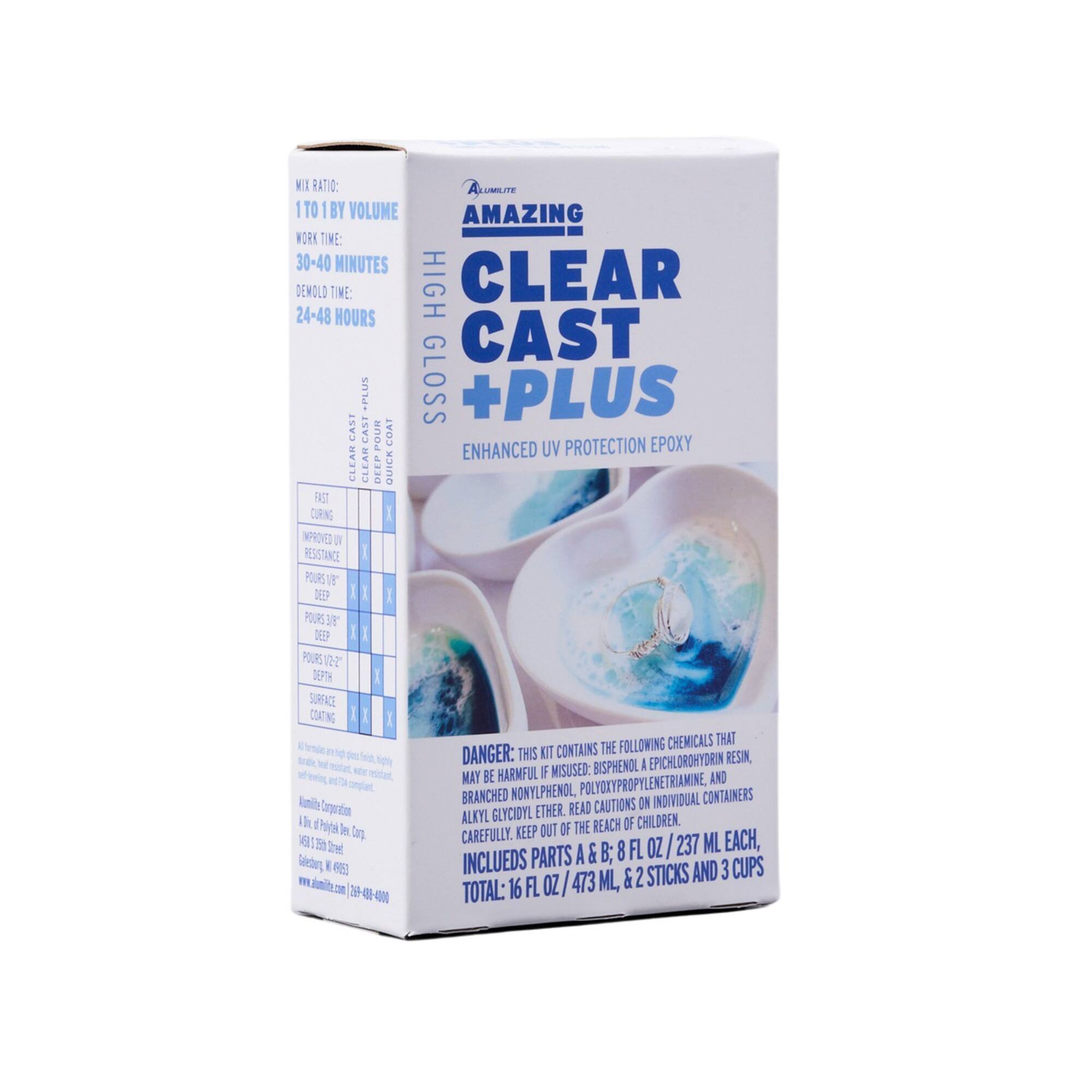 Alumilite™ 16oz. High Gloss Amazing Clear Cast +Plus